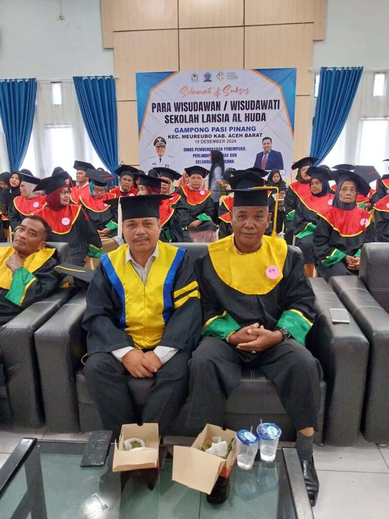 Wisuda Wisuda Sekolah Lansia Al-Huda Gampong Pasi Pinang
Foto Dok. Mr. Day