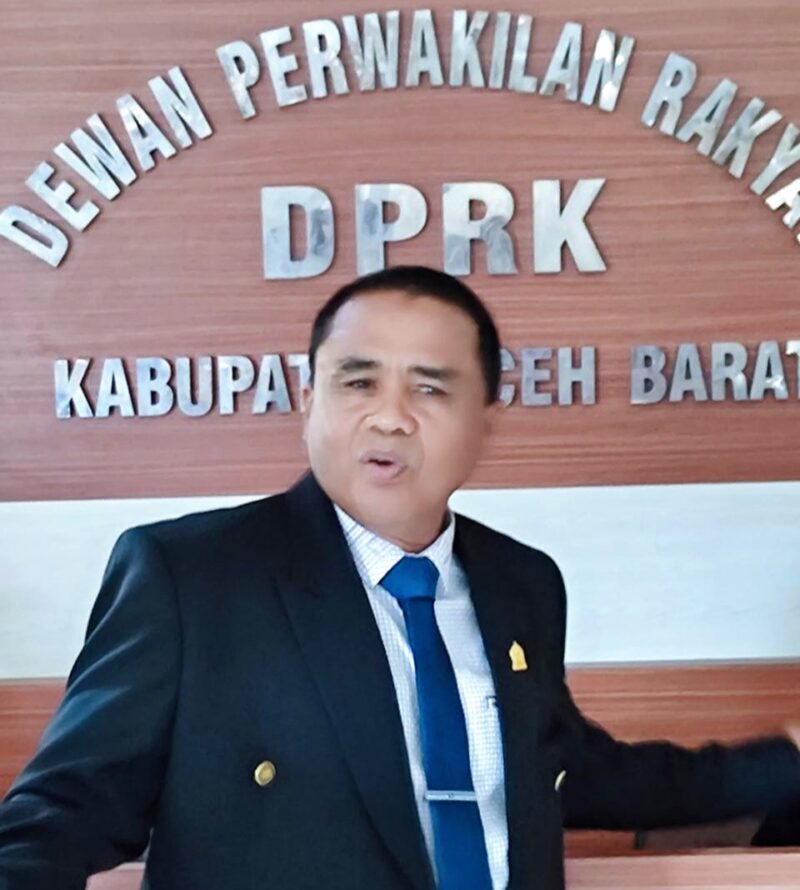 Foto : Perwakilan DPRK Aceh Barat, Ramli, SE. Dok: Dedy Surya/KDNindonesia.